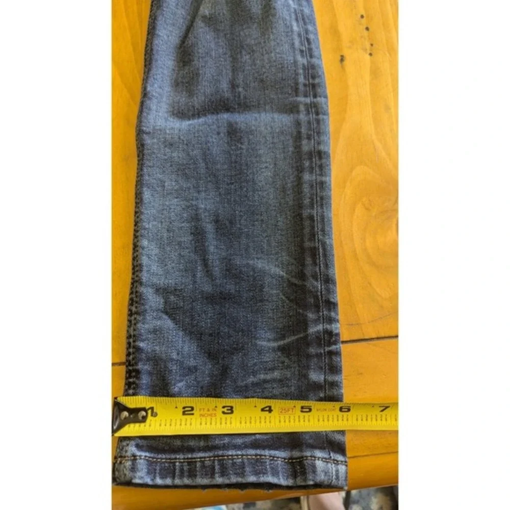 Diesel Distressed Slim Fit Jeans Faded Black Wash‎ Denim Button Fly Size 30